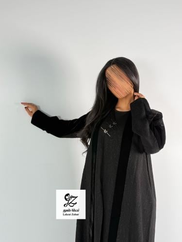 بليزر اقتان بقماش مخمل كوري مع شاكيرا