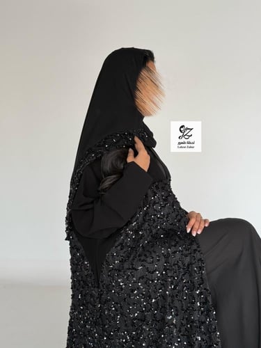 عبايه وعد بتدخيل ترتر فرنسي لمعه كلوش