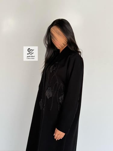 بليزر زنان شك كامل امام بقماش سيرامك اسود فاحم