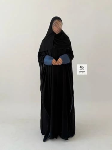 عبايه طله بكم تفته كحلي