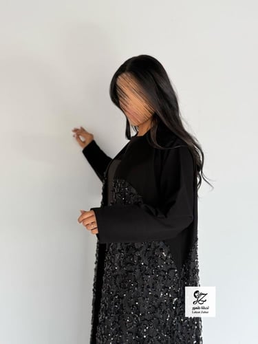 عبايه وعد بتدخيل ترتر فرنسي لمعه كلوش