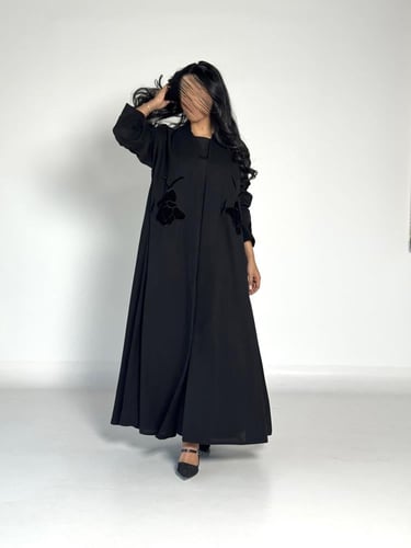 عبايه وديان بقصه Aقماش قماش كريب الابداع بتدخيل مخ...