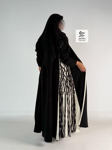 عبايه حنين كلوش بقماش كريب الرياض