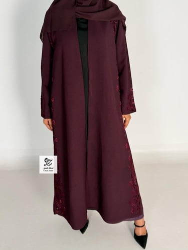 بليزر ظهور قماش كريب الابداع بتدخيل تطريز يدوي عنا...