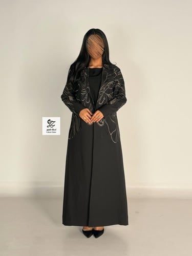 عبايه بليزر رسمي مبطن باش باربي تدخ تطريز