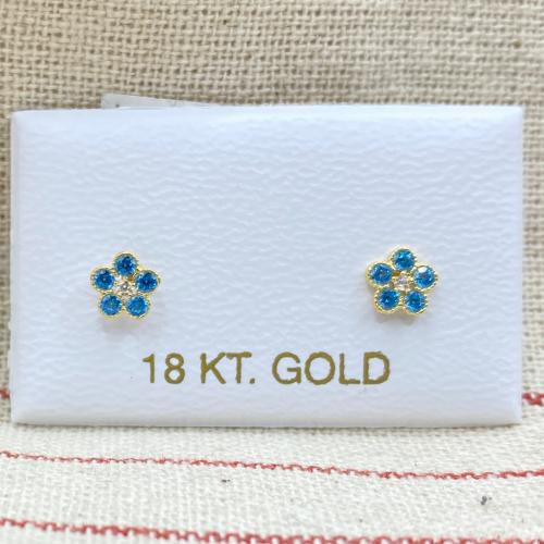 حلق اطفال طبي ذهب عيار 18 وزن 0.1