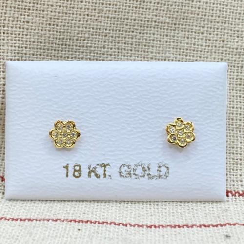 حلق اطفال طبي ذهب عيار 18 وزن 0.1