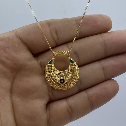 عقد ذهب عيار 21 وزن 4.74