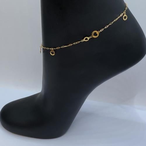 خلخال ذهب عيار 18 وزن 2.06