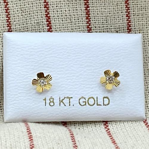 حلق اطفال طبي ذهب عيار 18 وزن 0.10