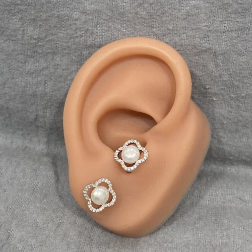 حلق فضة عيار 925