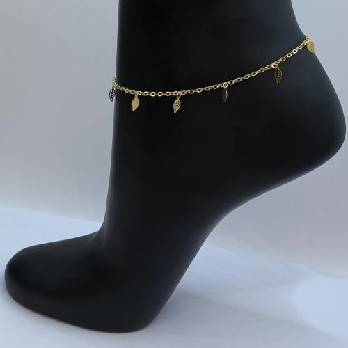 خلخال ذهب عيار 18 وزن 2.45