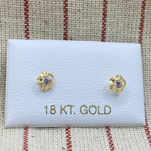 حلق اطفال طبي ذهب عيار 18 وزن 0.10