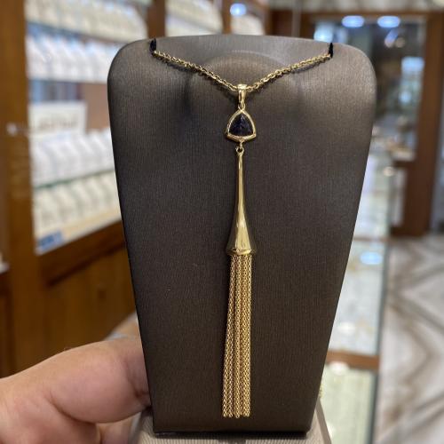 عقد ذهب عيار 18 وزن 7.71