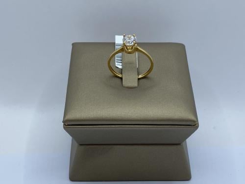 خاتم ذهب عيار 18 وزن 2.48