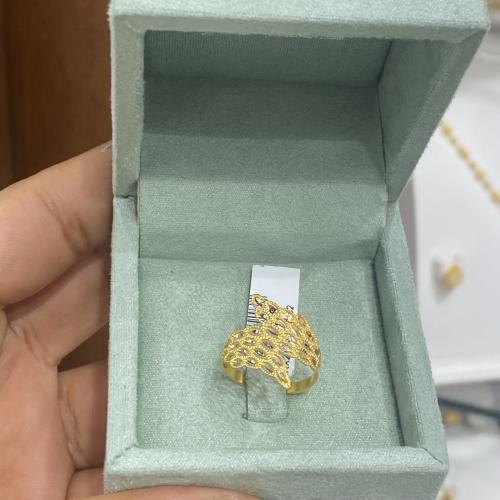 خاتم ذهب عيار 21 وزن 1.82