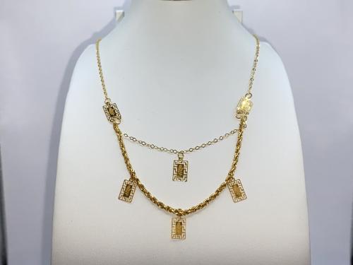 عقد ذهب عيار 21 وزن1.69