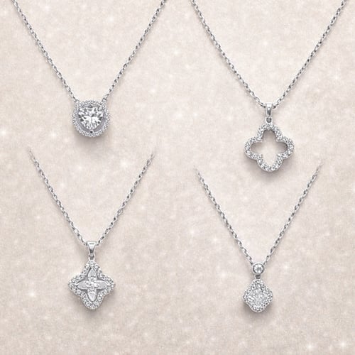 بكج 5 عقود + سوارتين هدية فضة عيار 925