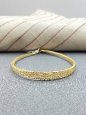 سوارة مطاطية ذهب عيار 18 وزن 1.71