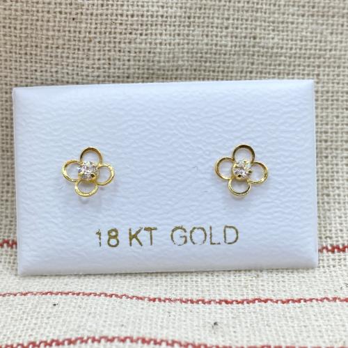 حلق اطفال طبي ذهب عيار 18 وزن 0.1