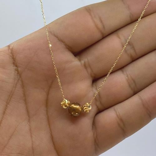 عقد ذهب عيار 18 وزن 1.90