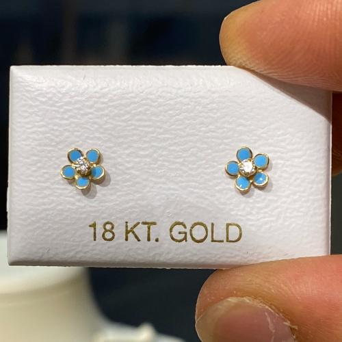 حلق اطفال طبي عيار 18 وزن 0.1