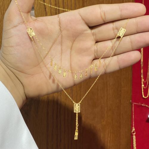 عقد ذهب عيار 21 وزن 2.65