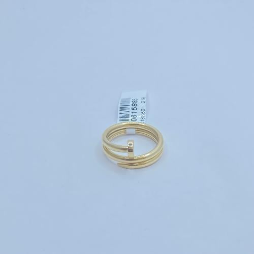 خاتم ذهب عيار 18 وزن 2.99