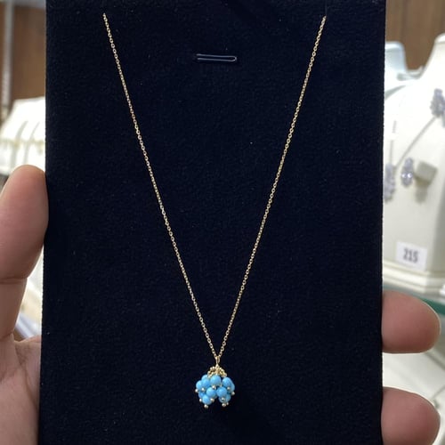 عقد ذهب عيار 18 وزن 2.26