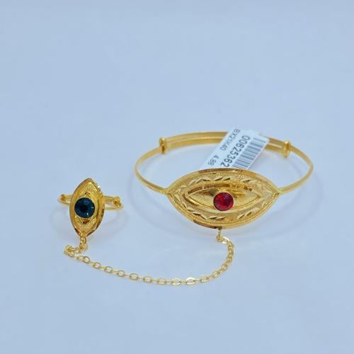 كف اطفال ذهب عيار 21 وزن 4.88