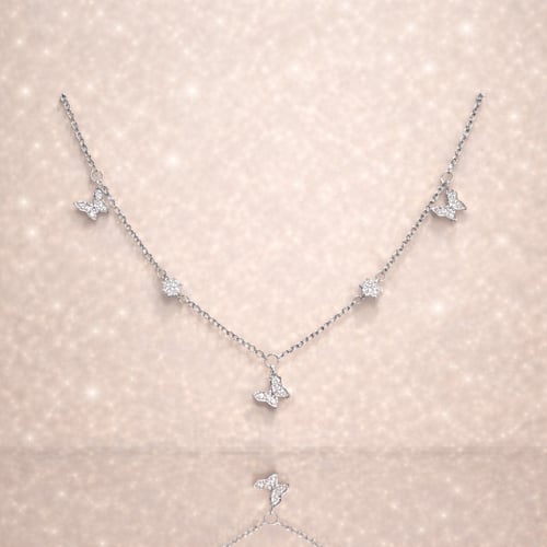 بكج 5 عقود + سوارتين هدية فضة عيار 925