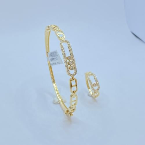 سوارة ذهب عيار 18 وزن 10.48