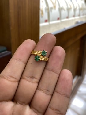 خاتم ذهب عيار 21 وزن 2.50