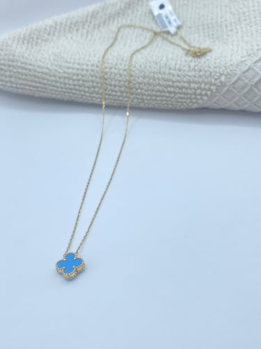 عقد ذهب عيار 18 وزن 2.61