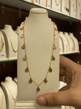 عقد ذهب عيار 21 وزن 7.91