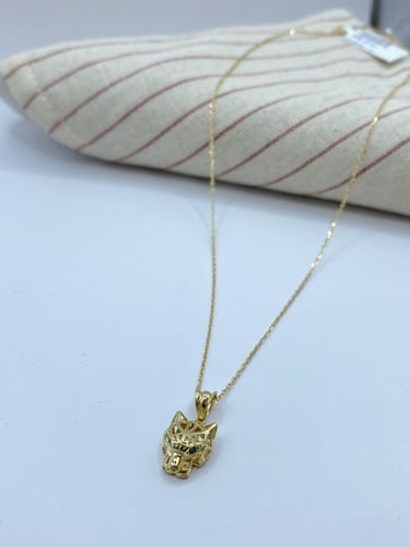 عقد ذهب عيار 18 وزن 2.77