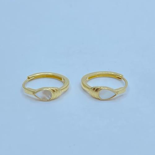 حلق ذهب عيار 18 وزن 1.53