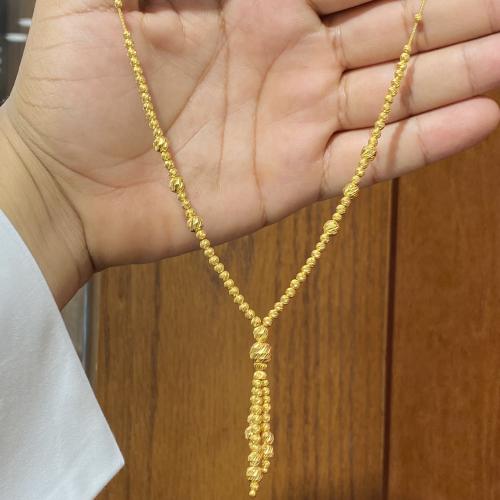 عقد ذهب عيار 21 وزن 15.17