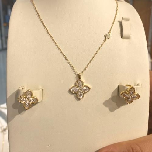 طقم روبير كوين فضة عيار 925