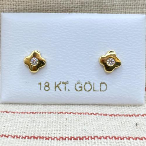 حلق اطفال طبي ذهب عيار 18 وزن 0.1