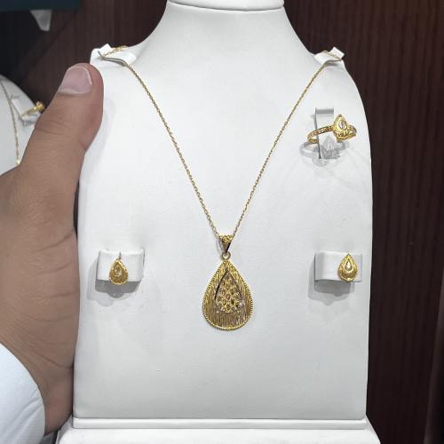 نصف طقم عيار 21 وزن 6.89