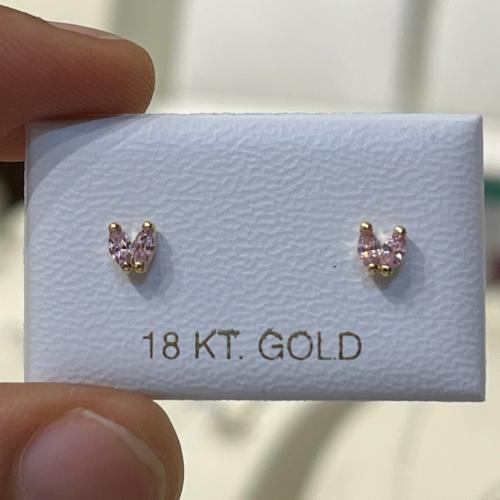 حلق اطفال طبي ذهب عيار 18 وزن 0.10