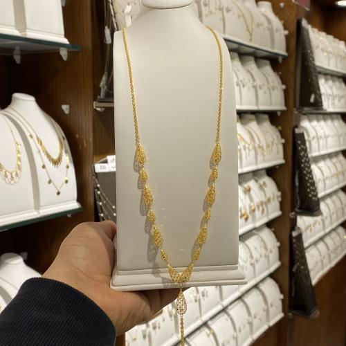 سبحه طويله ذهب عيار 21 وزن 7.49