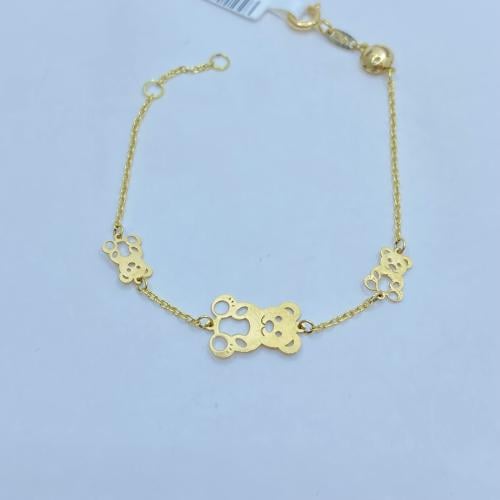 سوارة اطفال ذهب عيار 18 وزن 1.48