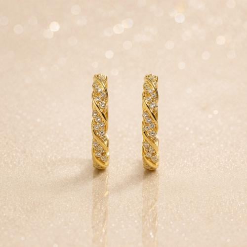 Silver hoop earrings, 925 karat
