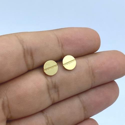 حلق ذهب عيار 18 وزن 2.06