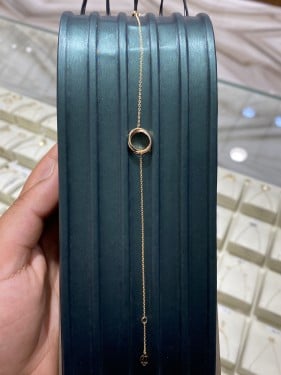 سوارة ذهب عيار 18 وزن 2.91