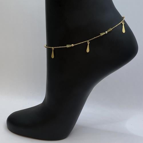 خلخال ذهب عيار 18 وزن 2.43