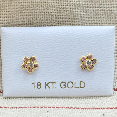 حلق اطفال طبي ذهب عيار 18 وزن 0.1