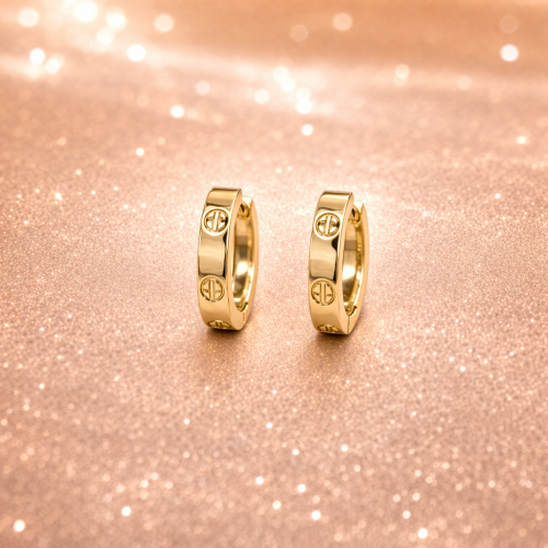 حلق فضة عيار 925